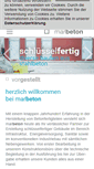 Mobile Screenshot of marbeton.de
